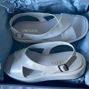 Prada Calzature Donna Bianco